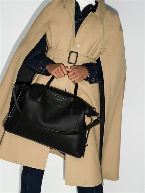 givenchy black leather tote|givenchy bags online store.